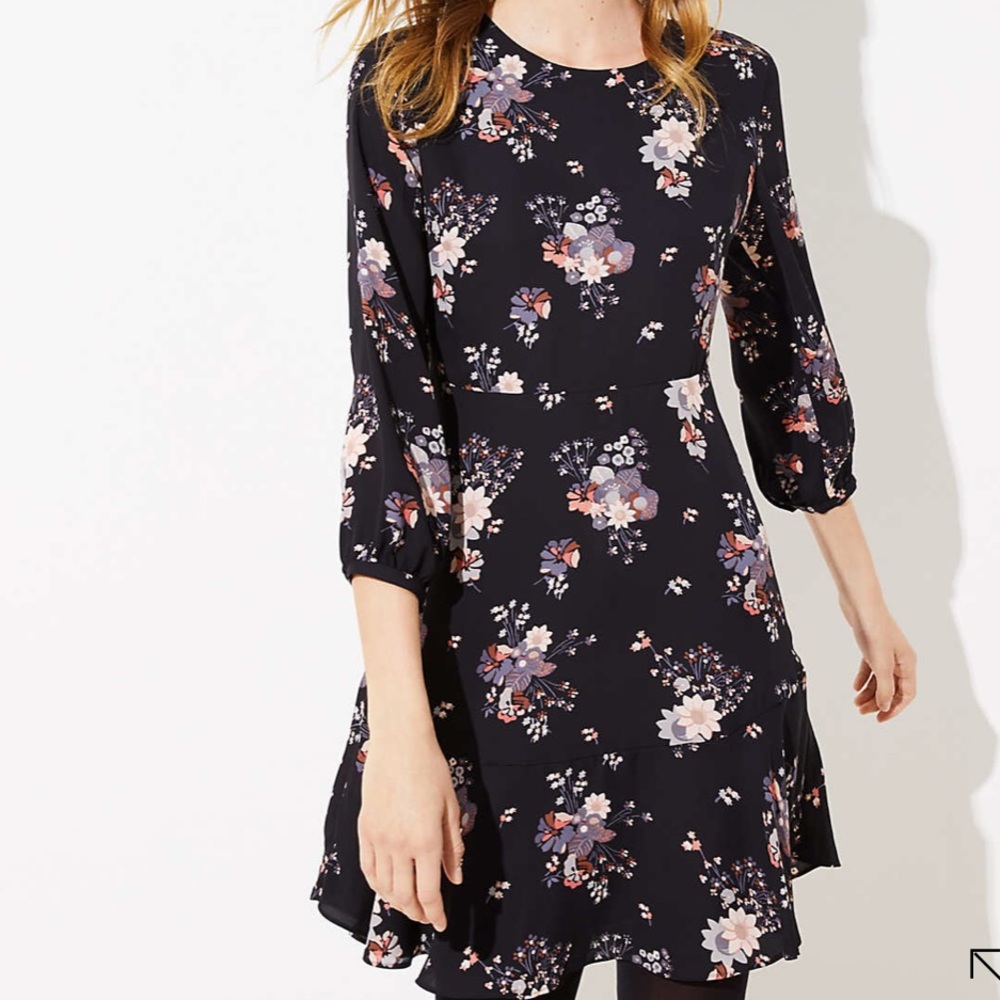 WILDFLOWER FLOUNCE DRESS